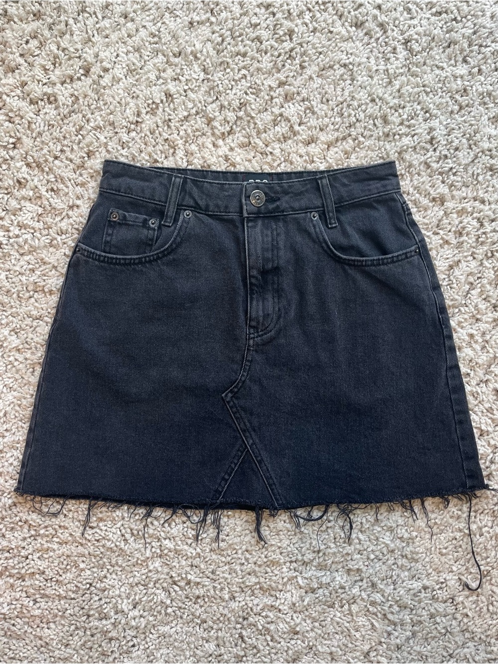 Urban Outfitters BDG High-Waisted Black Jean Skirt